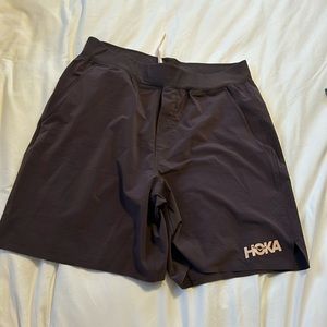 size M Hoka swim shorts